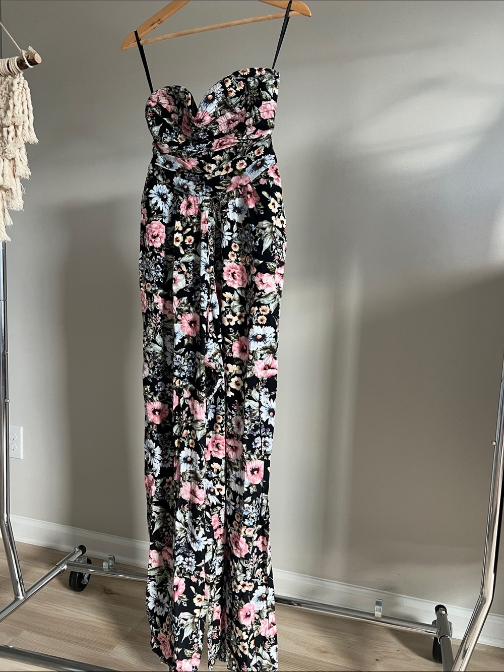 Band of Gypsies flora strapless jumpsuit